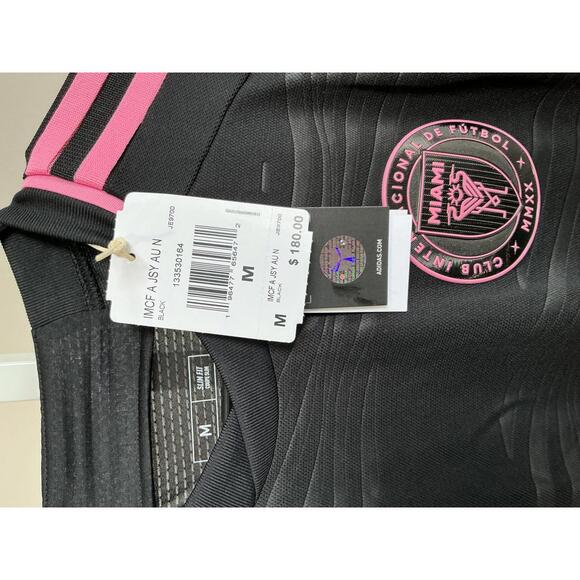 Adidas Lionel Messi Inter Miami CF Soccer Jersey Black Pink, Club International - Picture 9 of 9